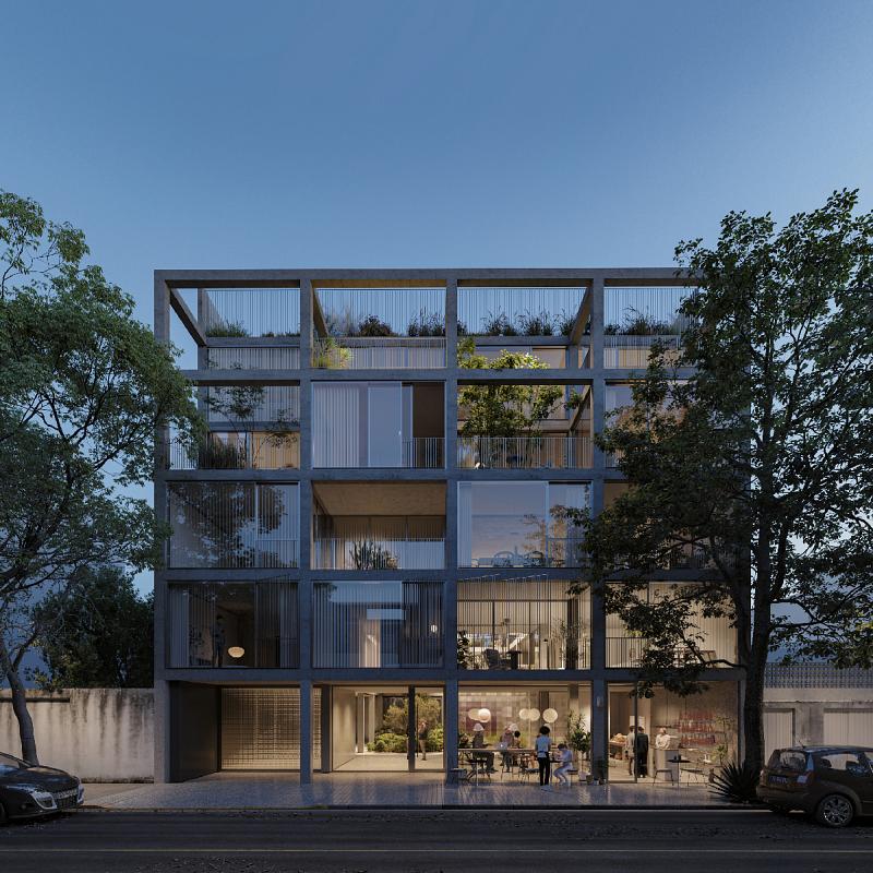 Edificio a Estrenar En construcción