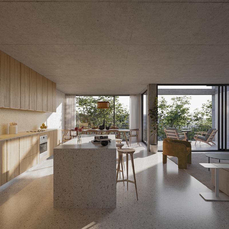 Edificio a Estrenar En construcción