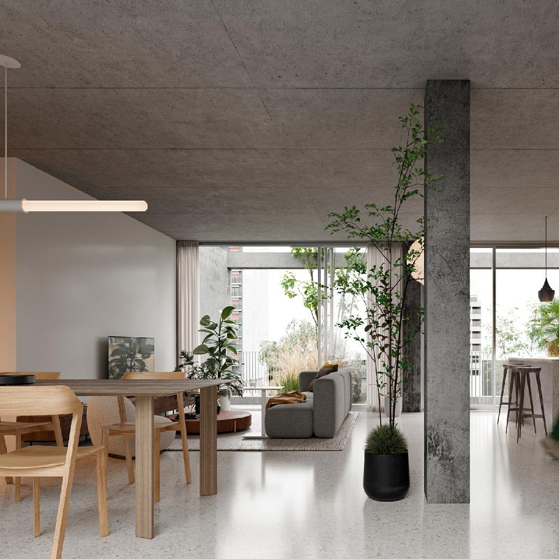 Edificio a Estrenar En construcción