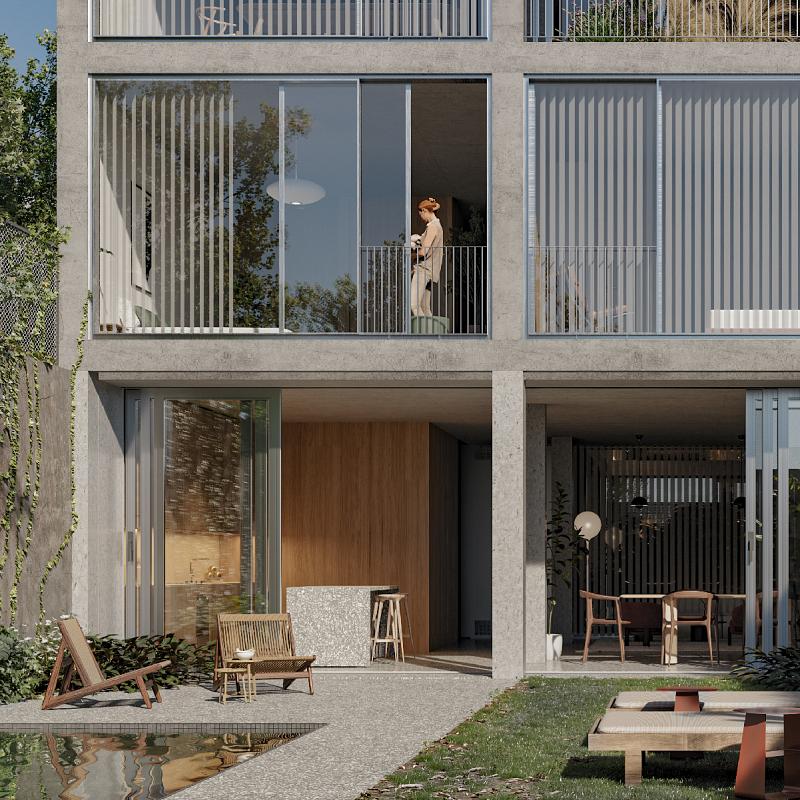 Edificio a Estrenar En construcción