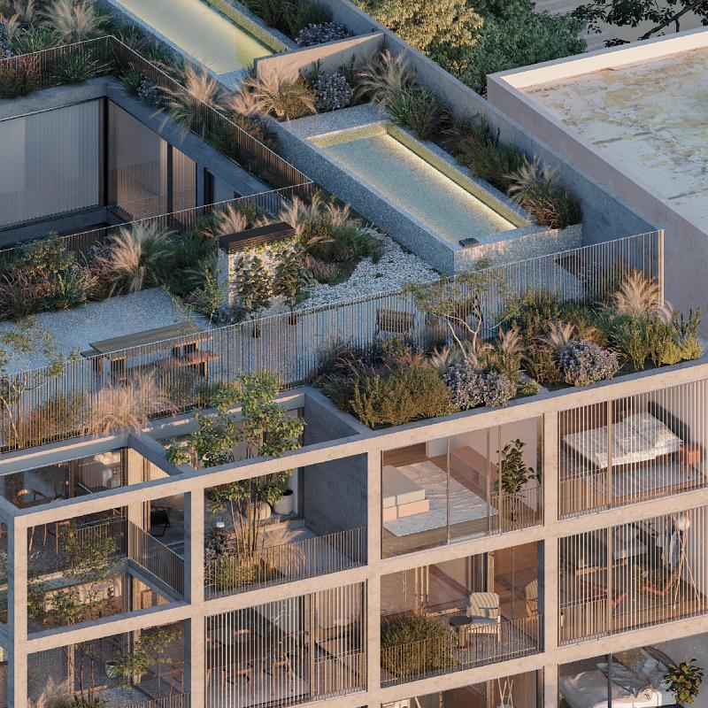 Edificio a Estrenar En construcción