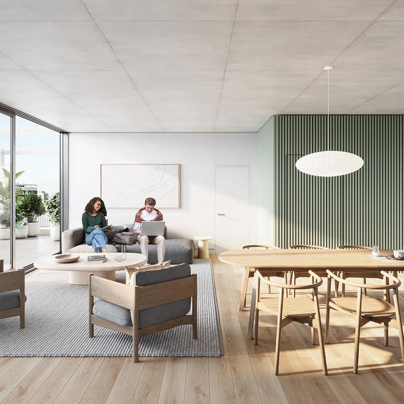 Edificio a Estrenar En construcción