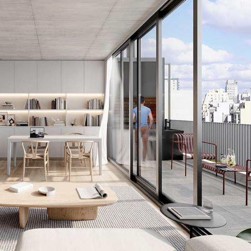 Edificio a Estrenar En construcción
