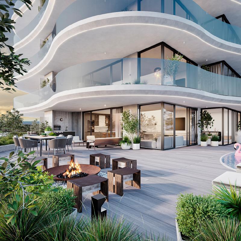 Edificio a Estrenar En construcción