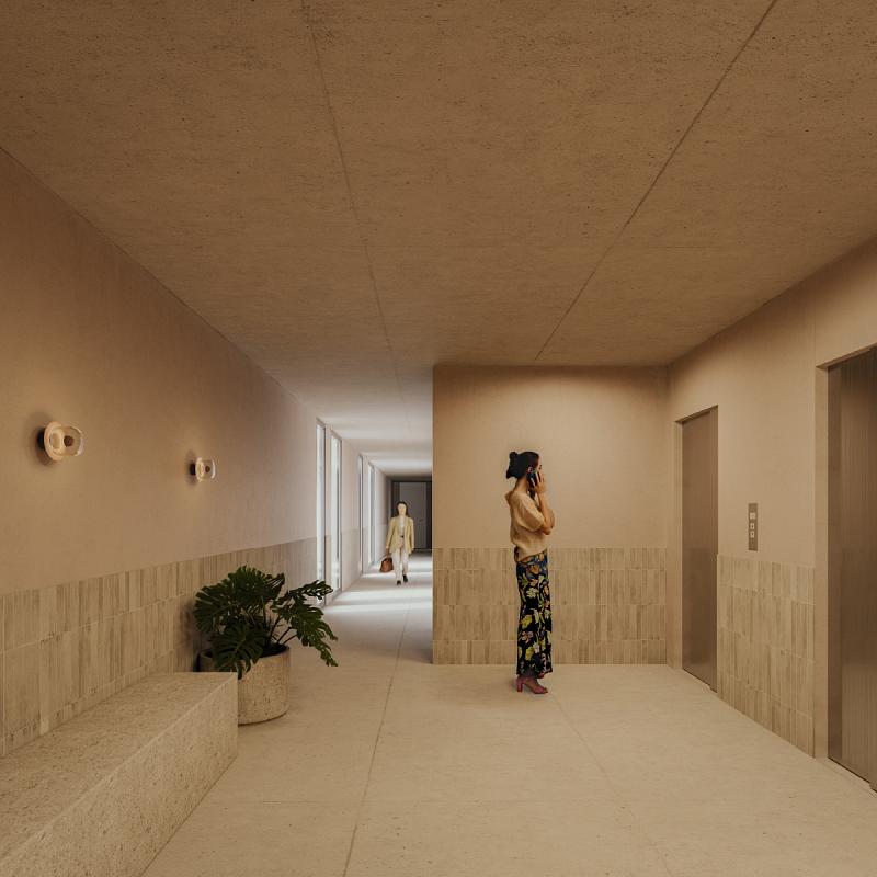 Edificio a Estrenar En construcción