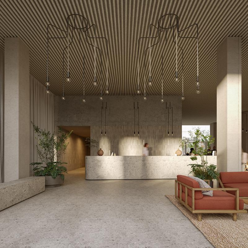 Edificio a Estrenar En construcción