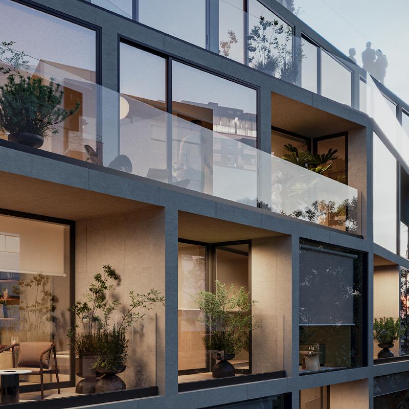 Edificio a Estrenar En construcción