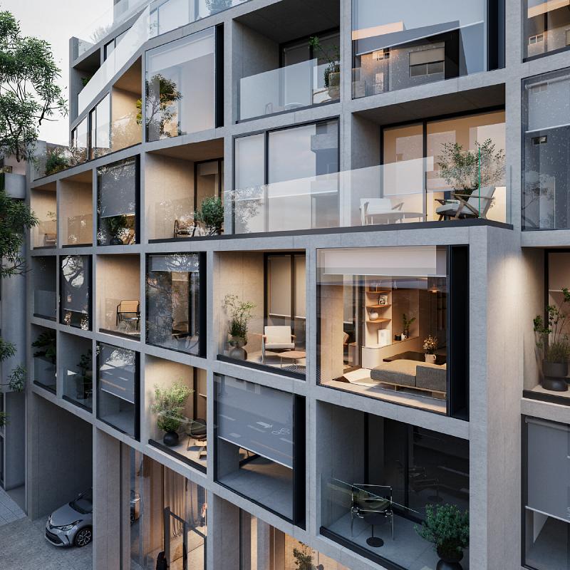 Edificio a Estrenar En construcción