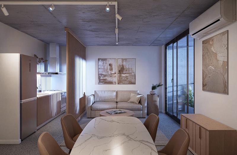 Edificio a Estrenar En construcción