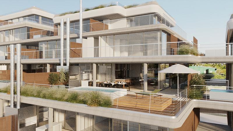 Edificio a Estrenar En construcción