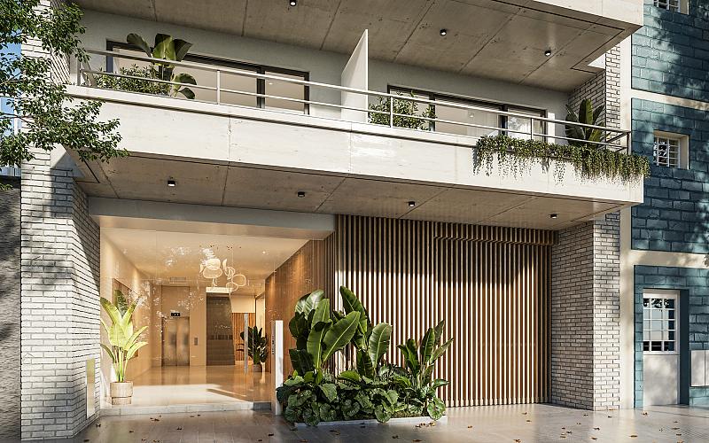 Edificio a Estrenar En construcción