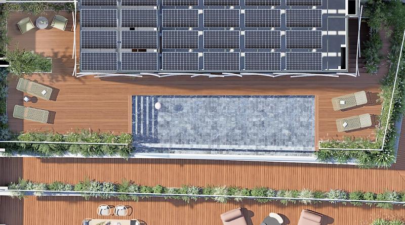 Edificio a Estrenar En construcción