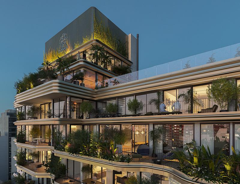 Edificio a Estrenar En construcción