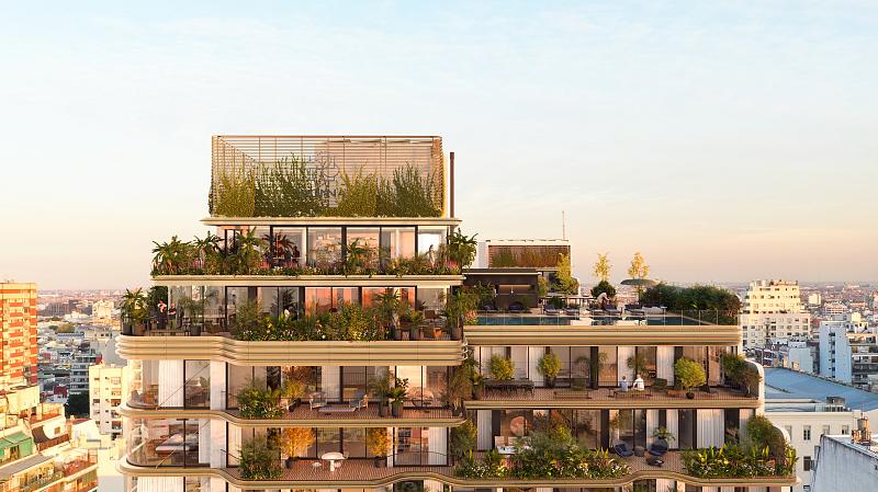 Edificio a Estrenar En construcción