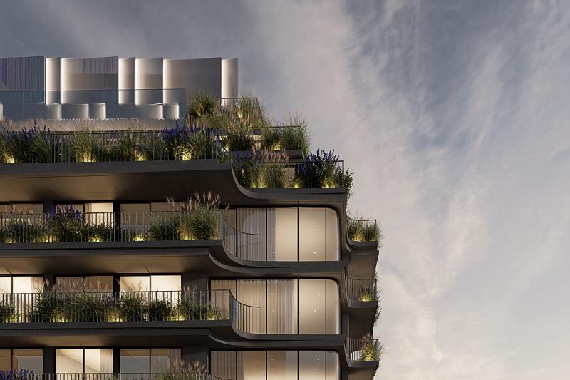 Edificio a Estrenar En construcción