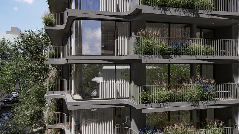 Edificio a Estrenar En construcción