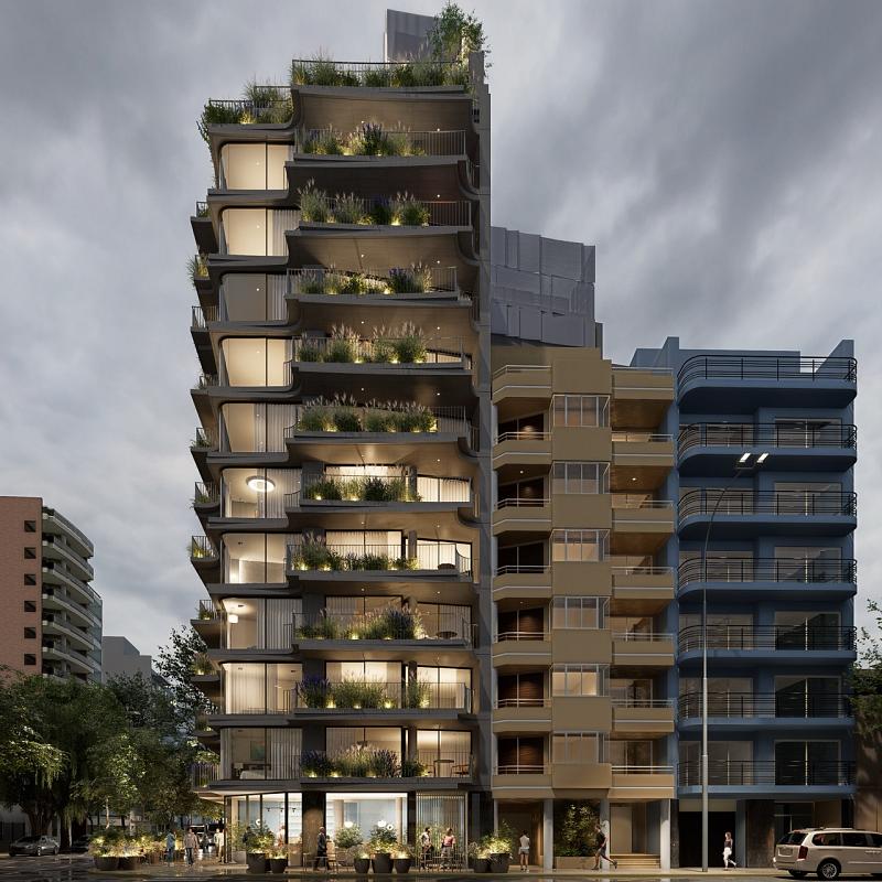 Edificio a Estrenar En construcción