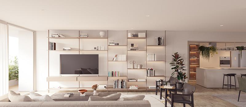 Edificio a Estrenar En construcción