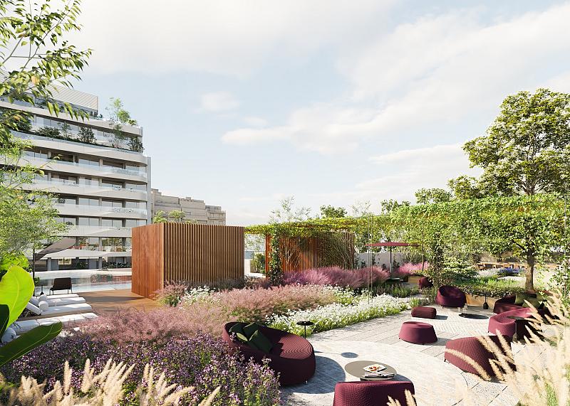 Edificio a Estrenar En construcción