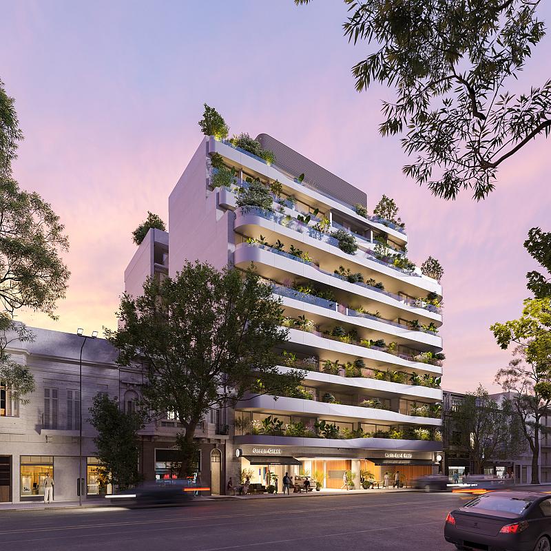 Edificio a Estrenar En construcción