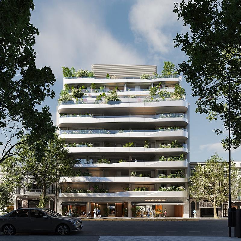 Edificio a Estrenar En construcción