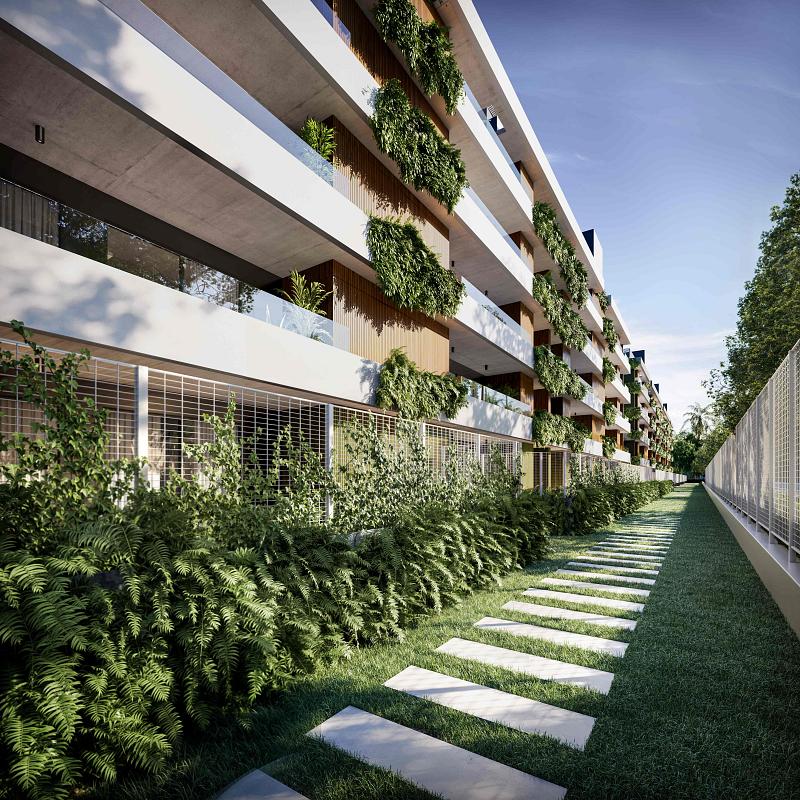 Edificio a Estrenar En construcción