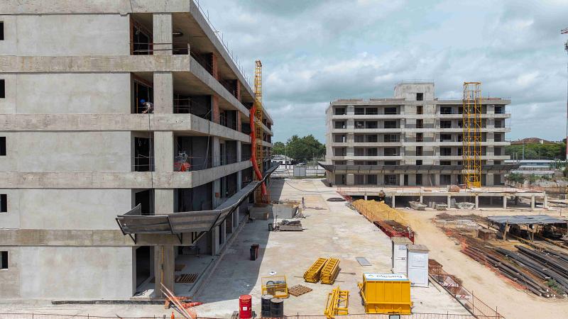 Edificio a Estrenar En construcción