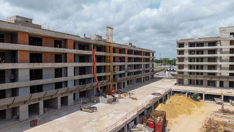 Edificio a Estrenar En construcción