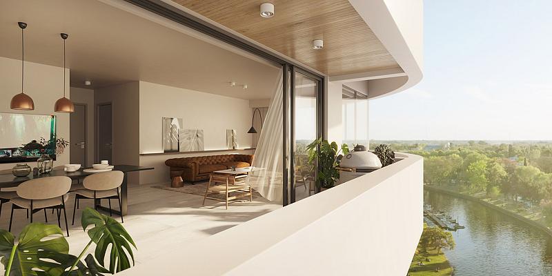 Edificio a Estrenar En construcción