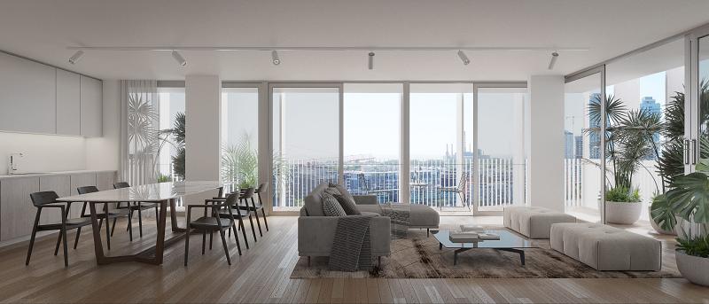Edificio a Estrenar En construcción