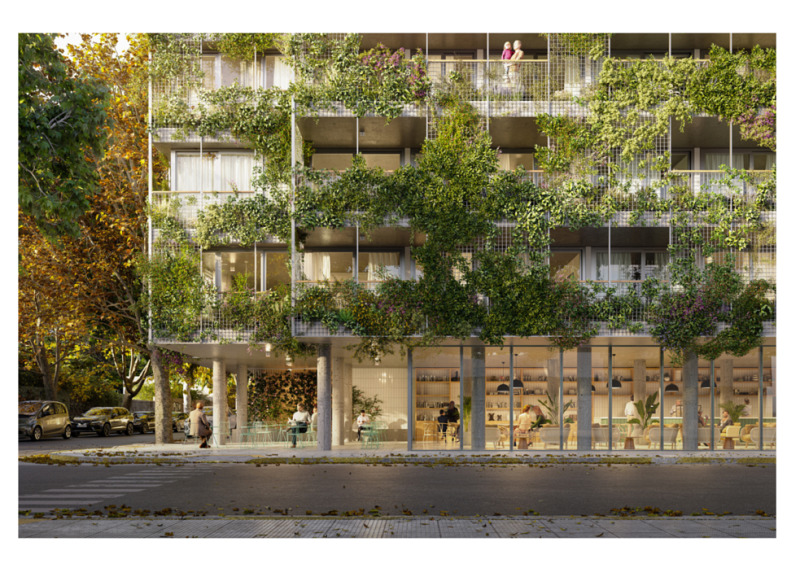 Edificio a Estrenar En construcción