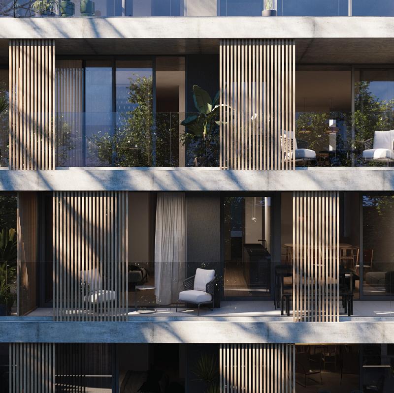 Edificio a Estrenar En construcción