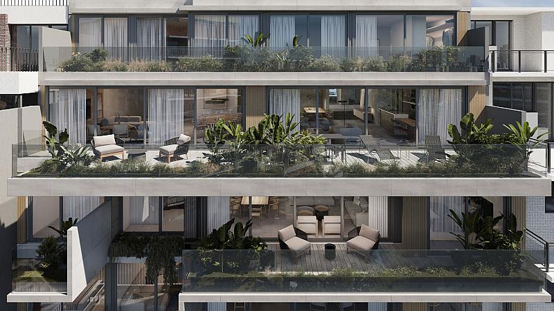 Edificio a Estrenar En construcción