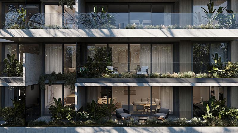 Edificio a Estrenar En construcción