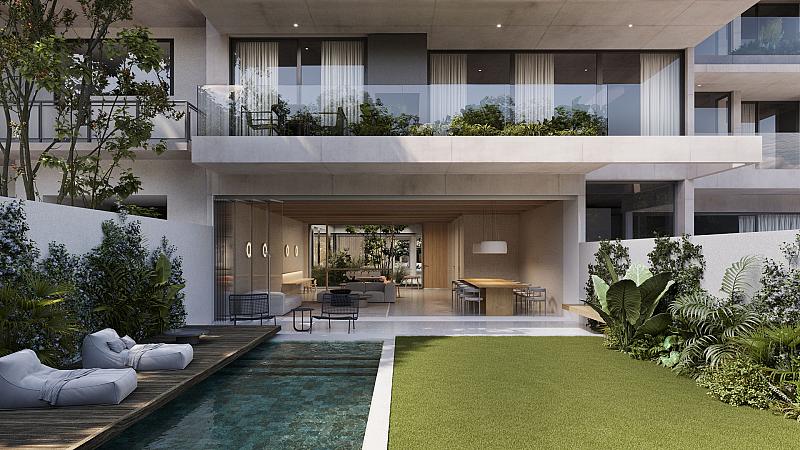 Edificio a Estrenar En construcción