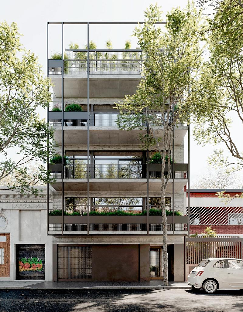 Edificio a Estrenar En construcción