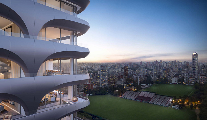 Edificio a Estrenar En construcción