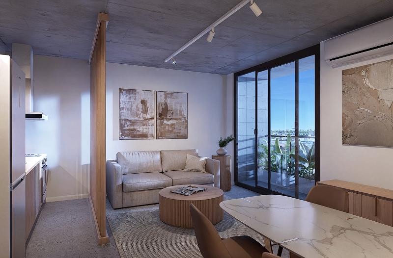Edificio a Estrenar En construcción