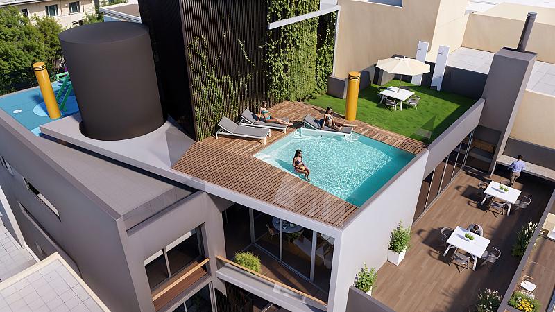 Edificio a Estrenar En construcción