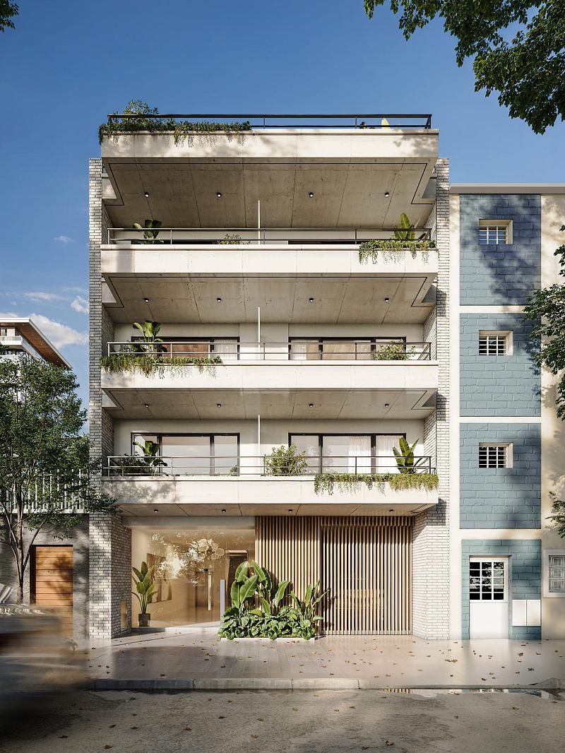 Edificio a Estrenar En construcción