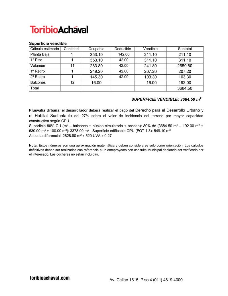 Terreno en venta