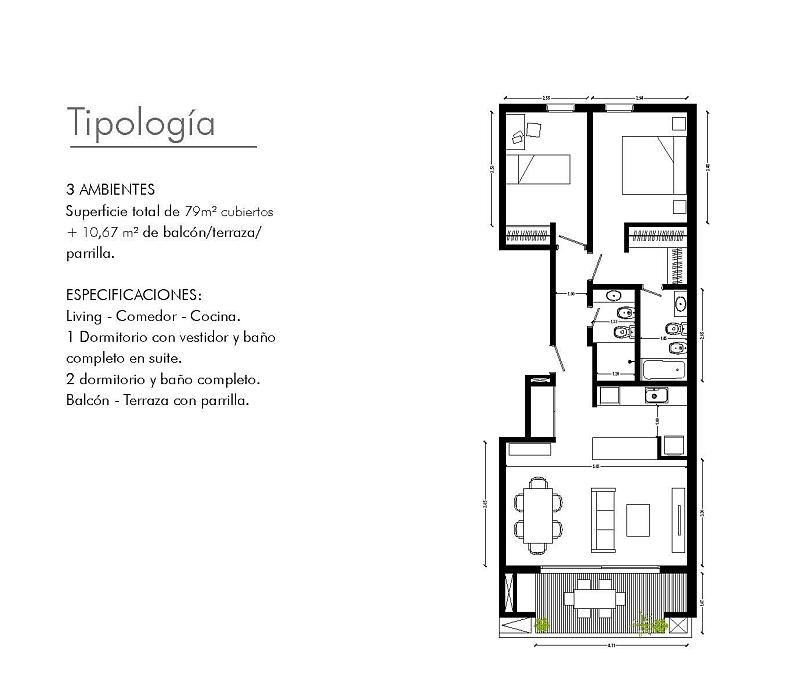 Departamento en venta