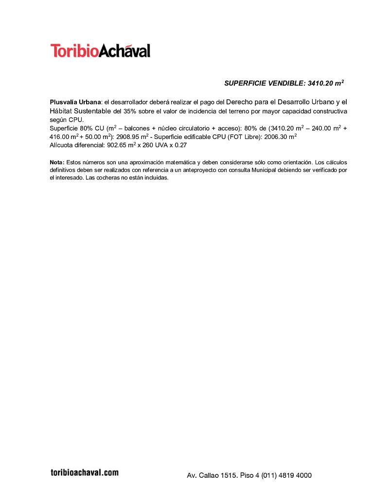 Terreno en venta