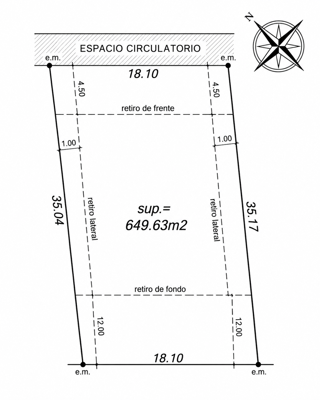 Terreno en venta