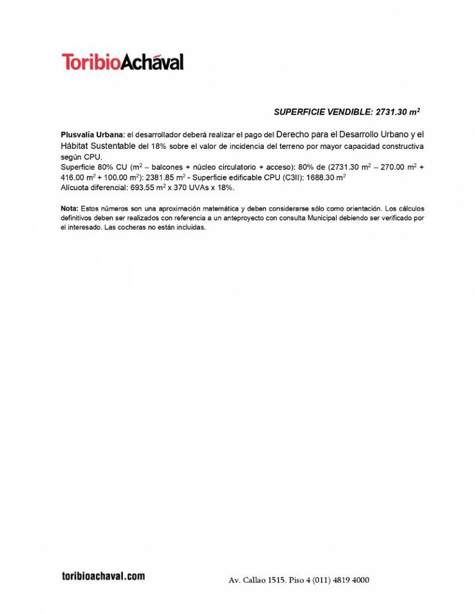 Terreno en venta
