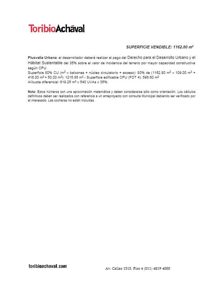 Terreno en venta