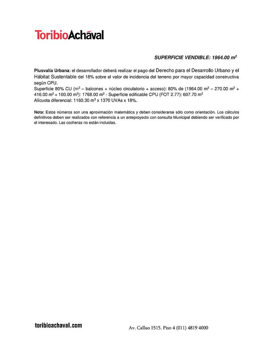 Terreno en venta