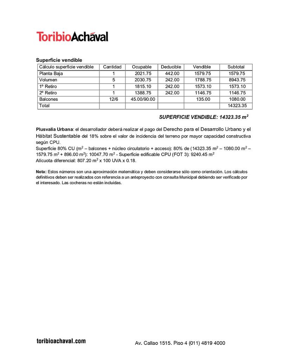 Terreno en venta