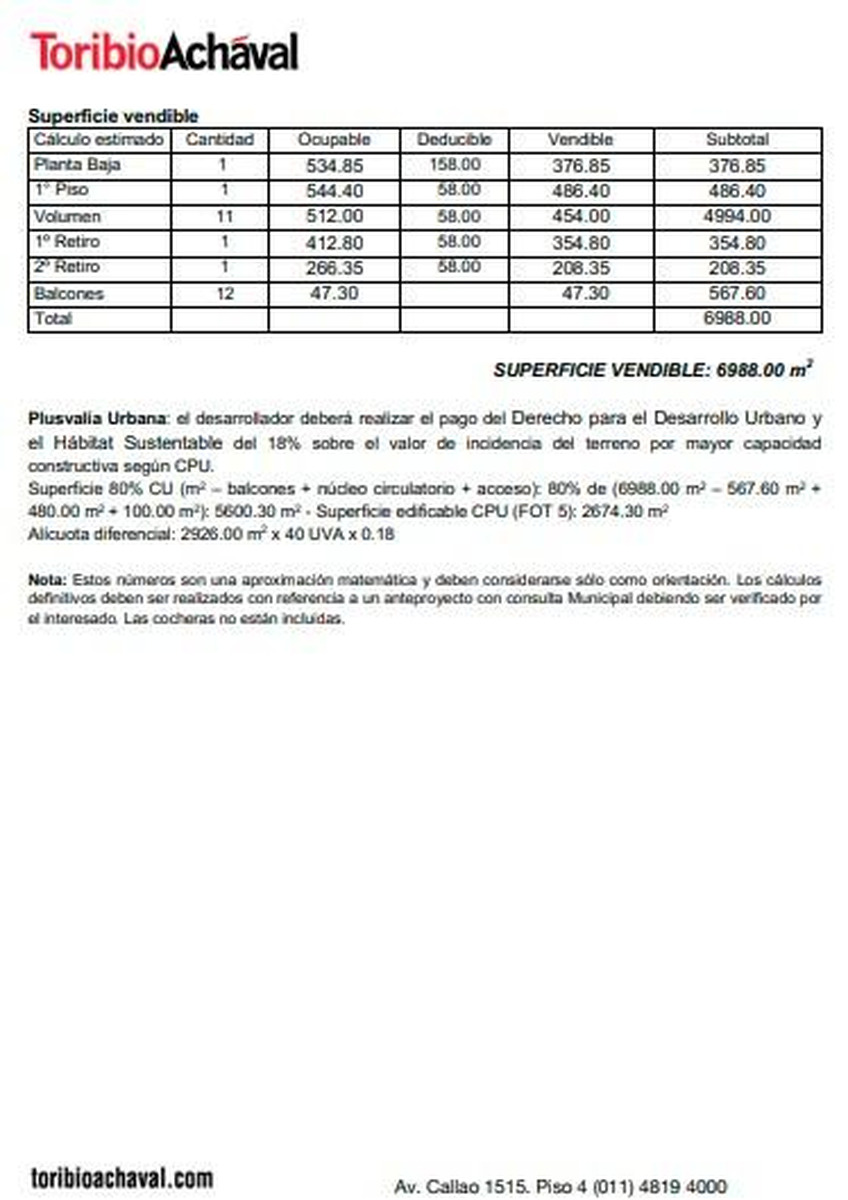 Terreno en venta